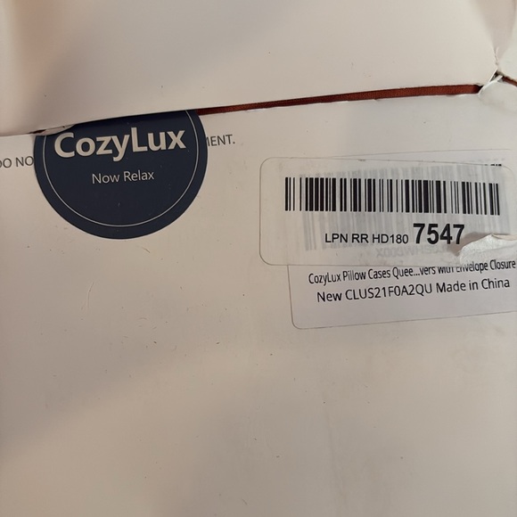 CozyLux Pillow Cases Queen Set of 2, size 20x30. Color - burnt orange.Brand new! - Picture 8 of 13